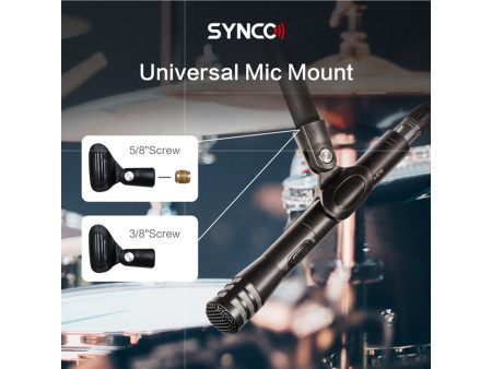 SYNCO μικρόφωνο χειρός SY-E10-MIC, δυναμικό, καρδιοειδές, XLR, μαύρο