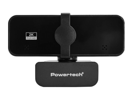 POWERTECH web camera PT-1291, 5MP, 2K Quad HD, αυτόματη εστίαση, 1.5m, μαύρη