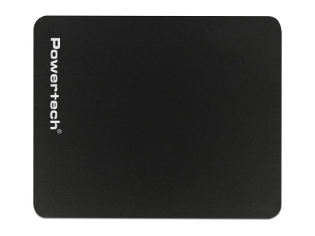 POWERTECH mouse pad PT-1292, 20x18cm, μαύρο