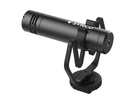 SYNCO μικρόφωνο για κάμερα SY-M1-BK, δυναμικό, 3.5mm, shock mount, μαύρο