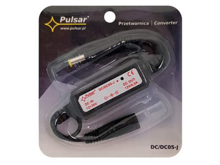 PULSAR μετατροπέας μείωσης τάσης DC/DC05-J, 12-30VDC, βύσμα DC 2.1/5.5