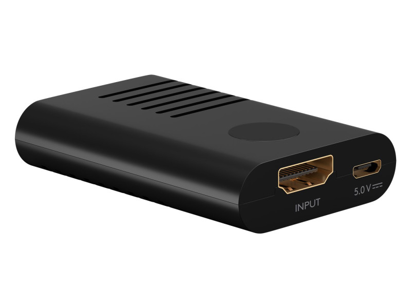 GOOBAY HDMI repeater 58492, 4K/60Hz έως 20m, 4K/30Hz έως 25m, μαύρο