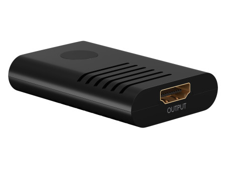 GOOBAY HDMI repeater 58492, 4K/60Hz έως 20m, 4K/30Hz έως 25m, μαύρο