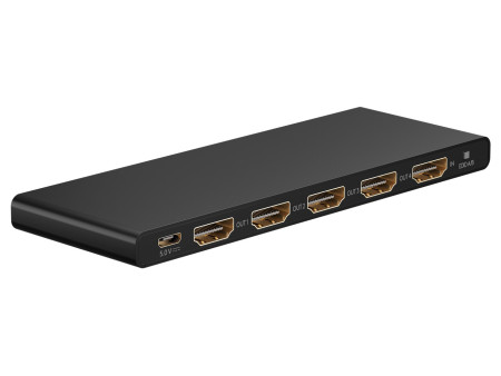 GOOBAY HDMI splitter 58483, 4 σε 1, 4K/60Hz, μαύρο