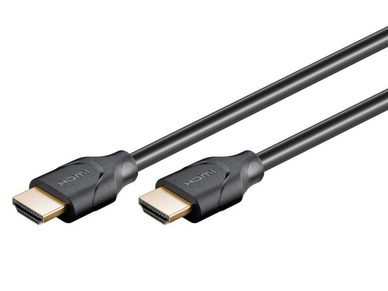 GOOBAY καλώδιο HDMI 2.1 61642, Ethernet, ARC, 8K/60Hz 48 Gbps, 5m, μαύρο