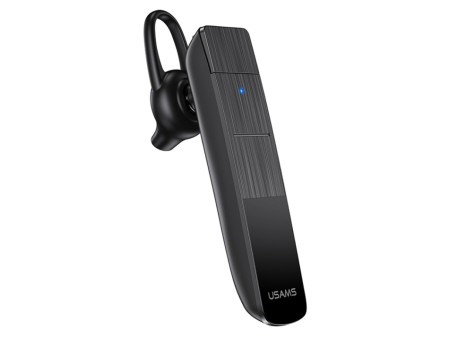 USAMS Bluetooth μονό earphone USAMS-BT2, 100mAh, 3-way κλήσεις, μαύρο