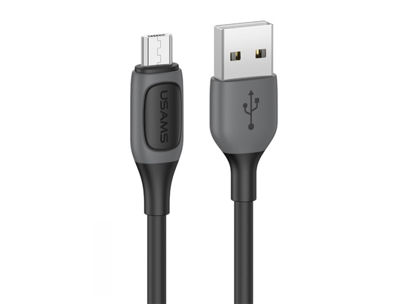 USAMS καλώδιο Micro USB σε USB US-SJ597, 10W, 1m, μαύρο