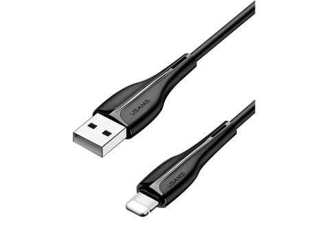 USAMS καλώδιο Lightning σε USB US-SJ371, 10W, 1m, μαύρο