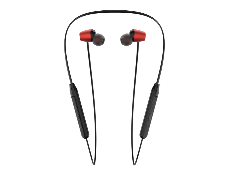 YISON earphones E19 με μαγνήτη, Bluetooth, 10mm, 130mAh, κόκκινα