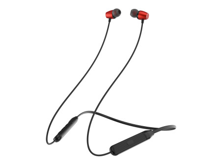 YISON earphones E19 με μαγνήτη, Bluetooth, 10mm, 130mAh, κόκκινα