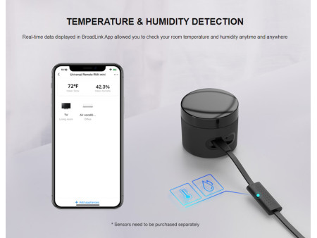 BROADLINK Σύστημα τηλεχειρισμού ηλεκτρικών συσκευών RM4-MINI