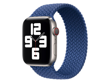 ROCKROSE πλεκτό solo band Maya για Apple Watch 42/44mm, 150mm, μπλε