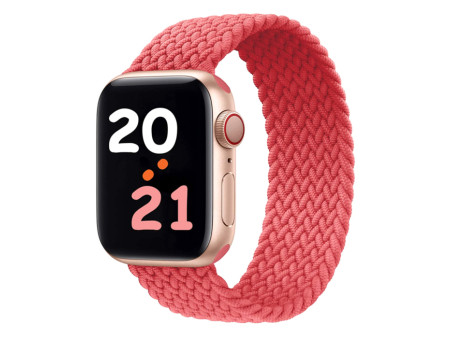 ROCKROSE πλεκτό solo band Maya για Apple Watch 42/44mm, 135mm, ροζ