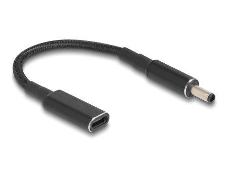 POWERTECH καλώδιο τροφοδοσίας CAB-UC072, USB-C σε Dell 4.5x3.0mm, μαύρο