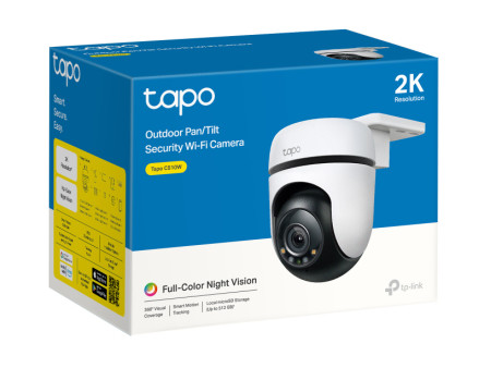 TP-LINK smart κάμερα Tapo C510W, 2K, PTZ, Wi-Fi, IP65, Ver. 1.0