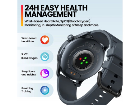 ZEBLAZE smartwatch Btalk 3 Pro, heart rate, 1.43" AMOLED, γκρι