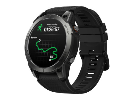 ZEBLAZE smartwatch Stratos 3 Pro, heart rate, 1.43" AMOLED, GPS, μαύρο