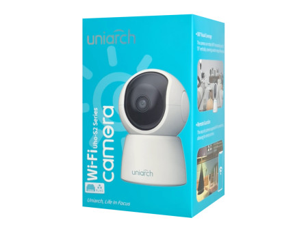 UNIARCH smart κάμερα UHO-S2E-M3, 3MP, WiFi, PTZ, SD