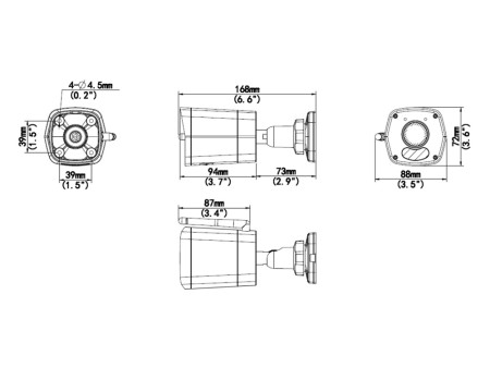 UNIARCH smart κάμερα UHO-B1R-M2F3, 2MP, WiFi, SD, IP67