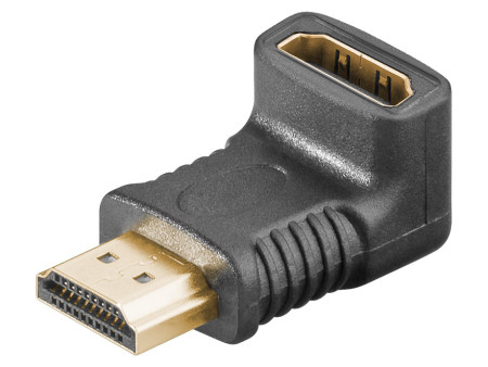 GOOBAY αντάπτορας HDMI 51727, γωνιακός, 4K/60Hz, μαύρος