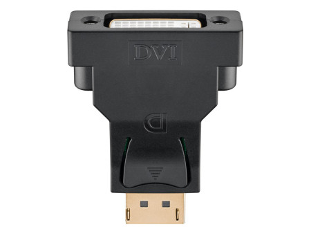 GOOBAY αντάπτορας DisplayPort σε DVI-D 1.1 51720, gold-plated, μαύρος