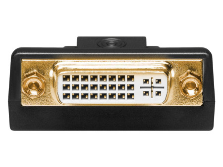 GOOBAY αντάπτορας DisplayPort σε DVI-D 1.1 51720, gold-plated, μαύρος