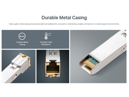 TP-LINK 10G BASE-T RJ45 SFP+ Module TL-SM5310-T, έως 30m, Ver. 1.0