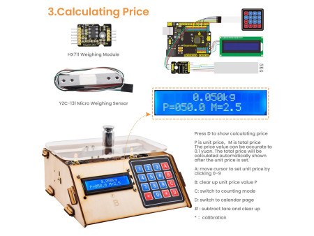 KEYESTUDIO Electronic Scale Kit KS0345 για Arduino