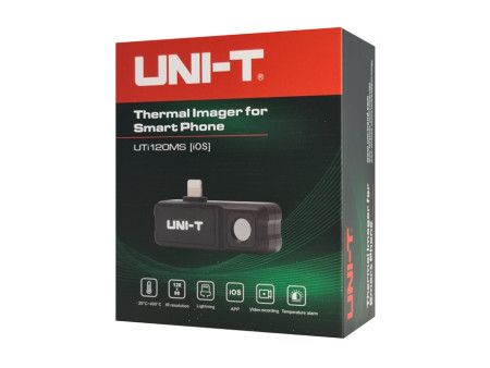 UNI-T συσκευή θερμικής απεικόνισης UTi120MS για iPhone, έως 400 °C