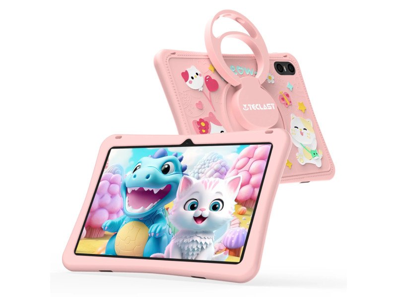 TECLAST tablet P30T Kids, 10.1", 4/64GB, Android 14, 6000mAh, ροζ