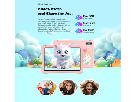 TECLAST tablet P30T Kids, 10.1", 4/64GB, Android 14, 6000mAh, ροζ