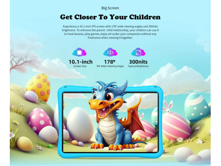 TECLAST tablet P30T Kids, 10.1", 4/64GB, Android 14, 6000mAh, ροζ