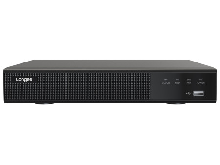 LONGSE NVR καταγραφικό NVR3009E1, 4K, H.265/H.264, 9 κανάλια