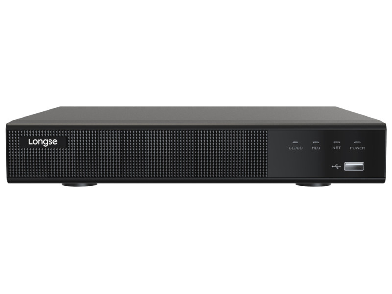 LONGSE NVR καταγραφικό NVR3009E1, 4K, H.265/H.264, 9 κανάλια