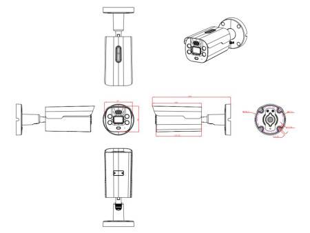 LONGSE IP κάμερα BMLCKL5AD-36PMSTFA12, 3.6mm, 5MP, IP67, PoE