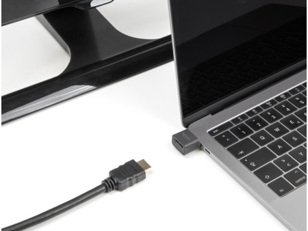 DELOCK αντάπτορας USB-C σε HDMI 64256, 4K/30Hz, μαύρος