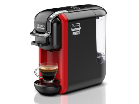 BRUNO BRN-0214 Καφετιέρα espresso 3 σε 1 Hot & Cold 1450W, 19 bar, μαύρη