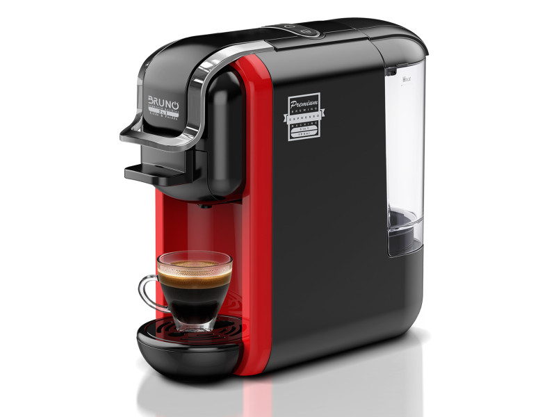 BRUNO BRN-0214 Καφετιέρα espresso 3 σε 1 Hot & Cold 1450W, 19 bar, μαύρη