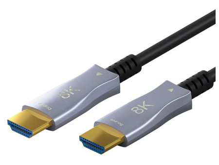 GOOBAY καλώδιο HDMI 2.1 65558 με Ethernet, 8K/60Hz, 48 Gbps, 10m, μαύρο