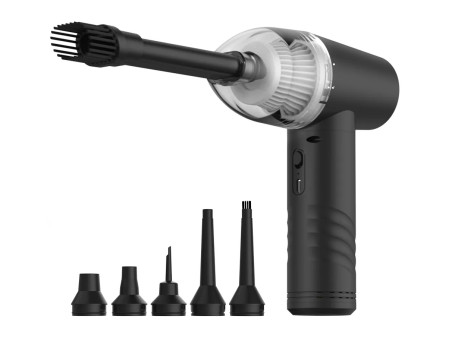 KINZIR 2 σε 1 σκουπάκι χειρός & air duster VC43, 70W, 6000mAh, μαύρο