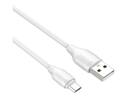 LDNIO καλώδιο Micro USB σε USB LS371, 10.5W, 1m, λευκό