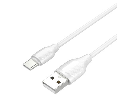 LDNIO καλώδιο USB-C σε USB LS371, 10.5W, 1m, λευκό