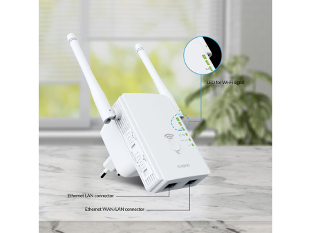 STRONG WiFi Extender REPEATER300V2, 300Mbps