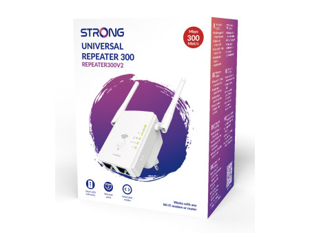 STRONG WiFi Extender REPEATER300V2, 300Mbps