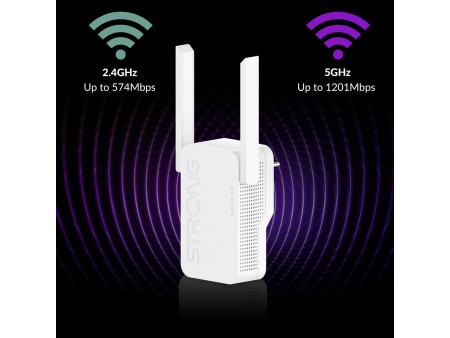 STRONG WiFi Extender REPEATERAX1800, WiFi 6, 1800Mbps