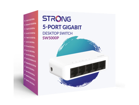 STRONG switch SW5000P, 5x Gigabit θύρες, 1000Mbps