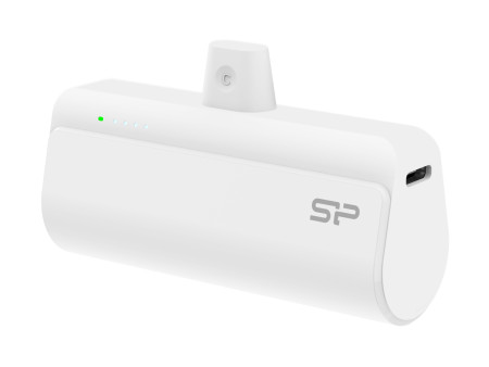 SILICON POWER power bank QD50, USB-C, 5000mAh, 20W PD, λευκό