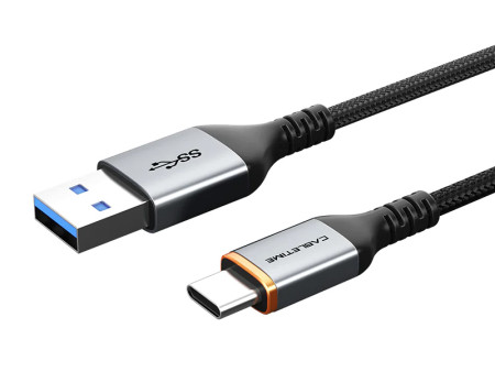 CABLETIME καλώδιο USB-C σε USB CT-AMCMG1, 15W, 5Gbps, 0.5m, μαύρο