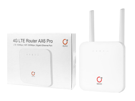 OLAX router AX6 Pro, 4G LTE, WiFi 300Mbps, 4000mAh