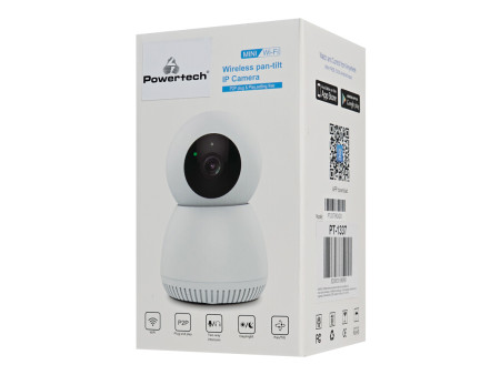 POWERTECH smart κάμερα PT-1337, 3MP, WiFi, PTZ, SD